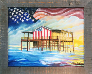 945 - “Believe in America: Flag Stilt House”